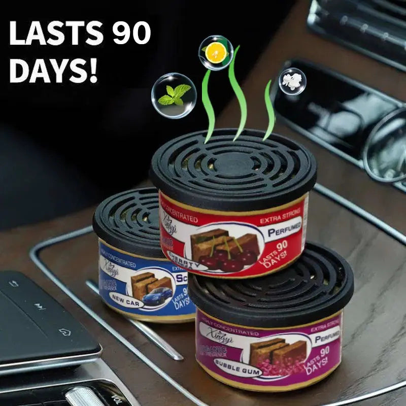 Canned Wood Block Car Air Freshener Odor Eliminator Long Lasting Aromatherapy For Auto Home Wardrobe Deodorant