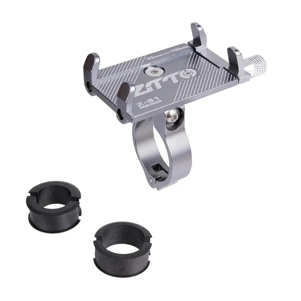 ZTTO Universal Bicycle Phone Holder Aluminum Alloy Mount For Bike And Motorcycle GPS Mobile On Handlebar M365