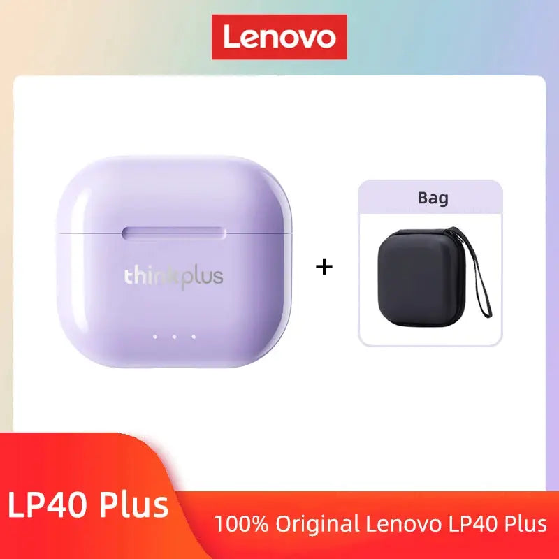Lenovo LP40 II Earphones Bluetooth 5.3 True Wireless Noise Reduction With Stable Connection And Low Latency