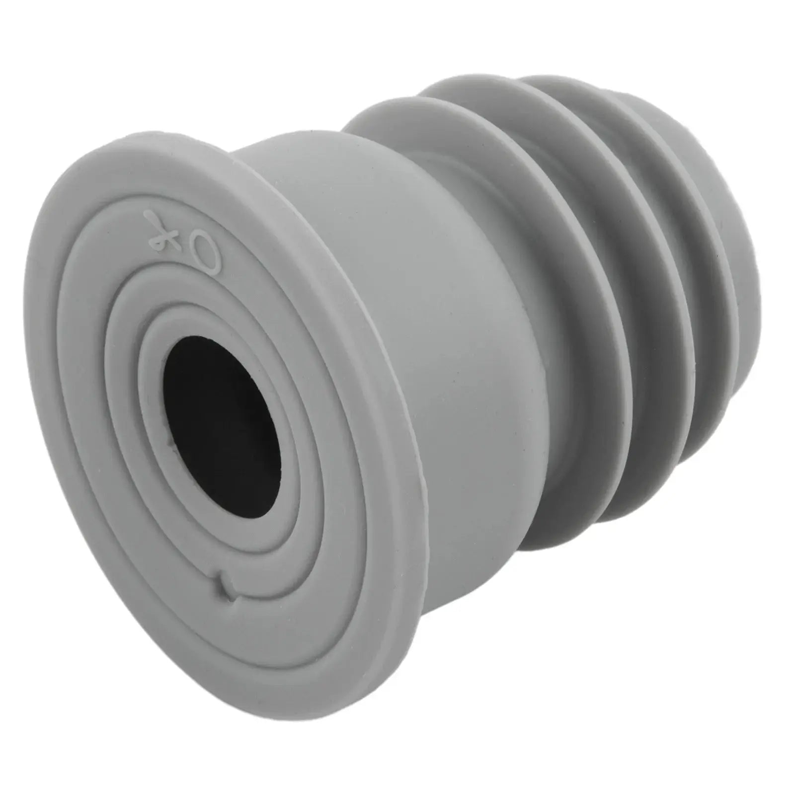 Washing machine drain pipe seal, gray grooved sealing ring by Simples Market