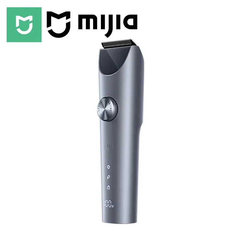 MIJIA Hair Clipper 2 rechargeable trimmer with titanium alloy blade, silver body