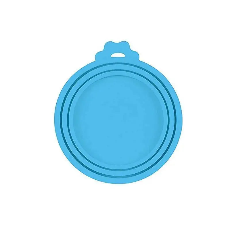 Reusable 3 In 1 Pet Food Can Silicone Cover Lid Airtight Seal for 8.5cm 7.5cm 6.5cm Cans Ideal for Dogs and Cats