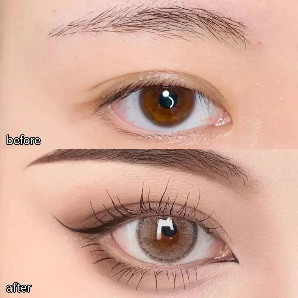 Silkworm Liquid Eyeliner Waterproof Quick Drying Ultra Fine Matte Black Brown Long Lasting For Precise Lines