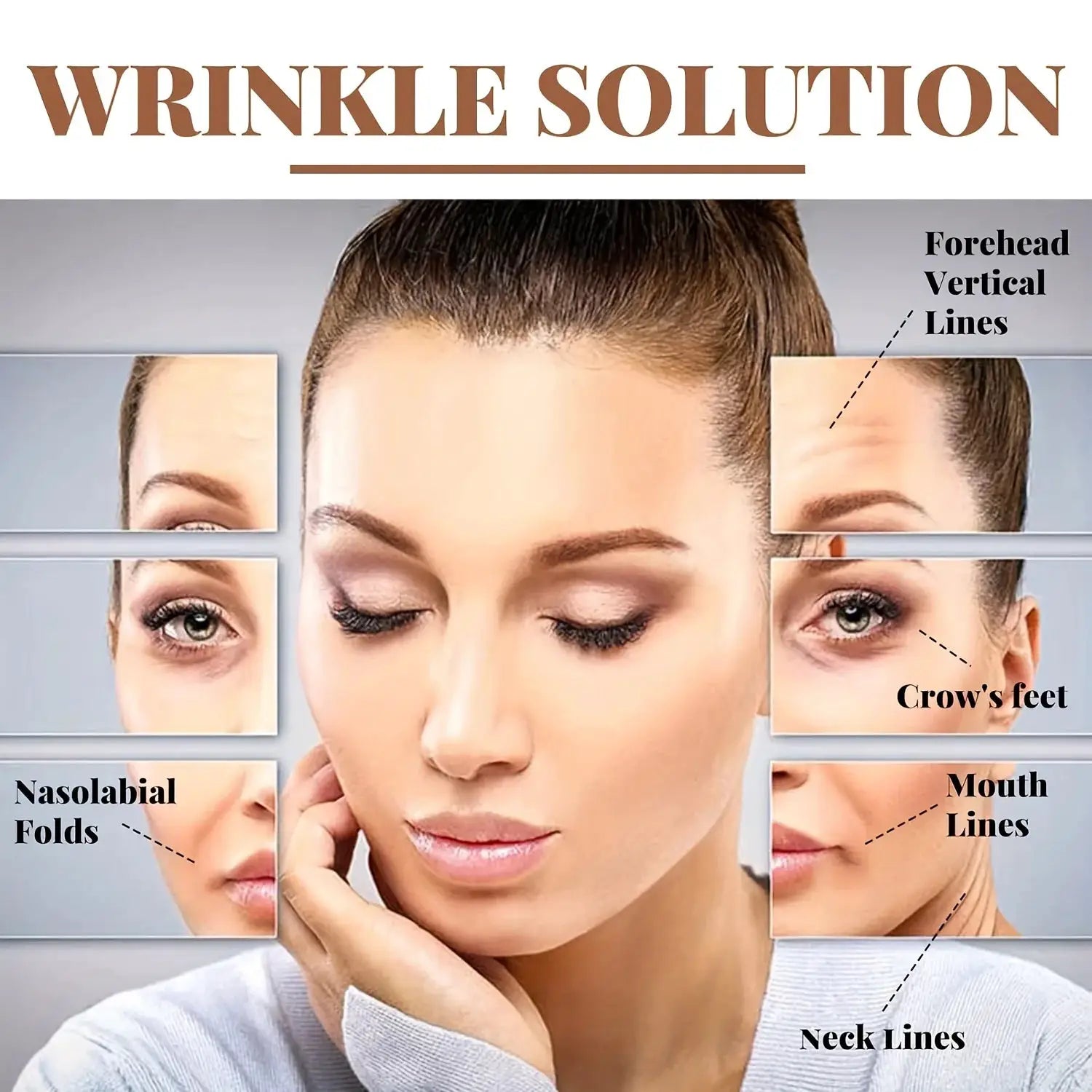 Face And Neck Wrinkle Removal Tape Multipurpose High Elasticity Face Sticker For Forehead Neck Lips And Chin Care Tool