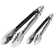 ChefPro Stainless Steel Kitchen Tongs With Sliding Rod Design For Easy Gripping And Grilling