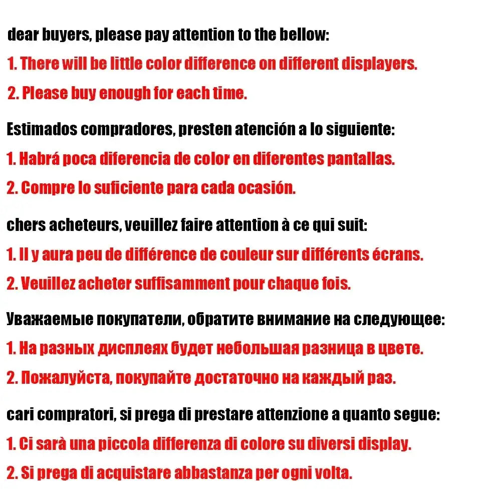 Simples Market 10pcs self-adhesive 3D foam wall stickers with multilingual color-difference warnings.