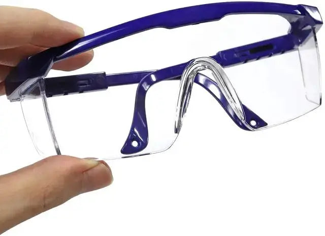 SafeGuard 2 Pack Anti Splash Safety Glasses Lightweight Impact Resistant Lenses For Dust Wind Debris Protection