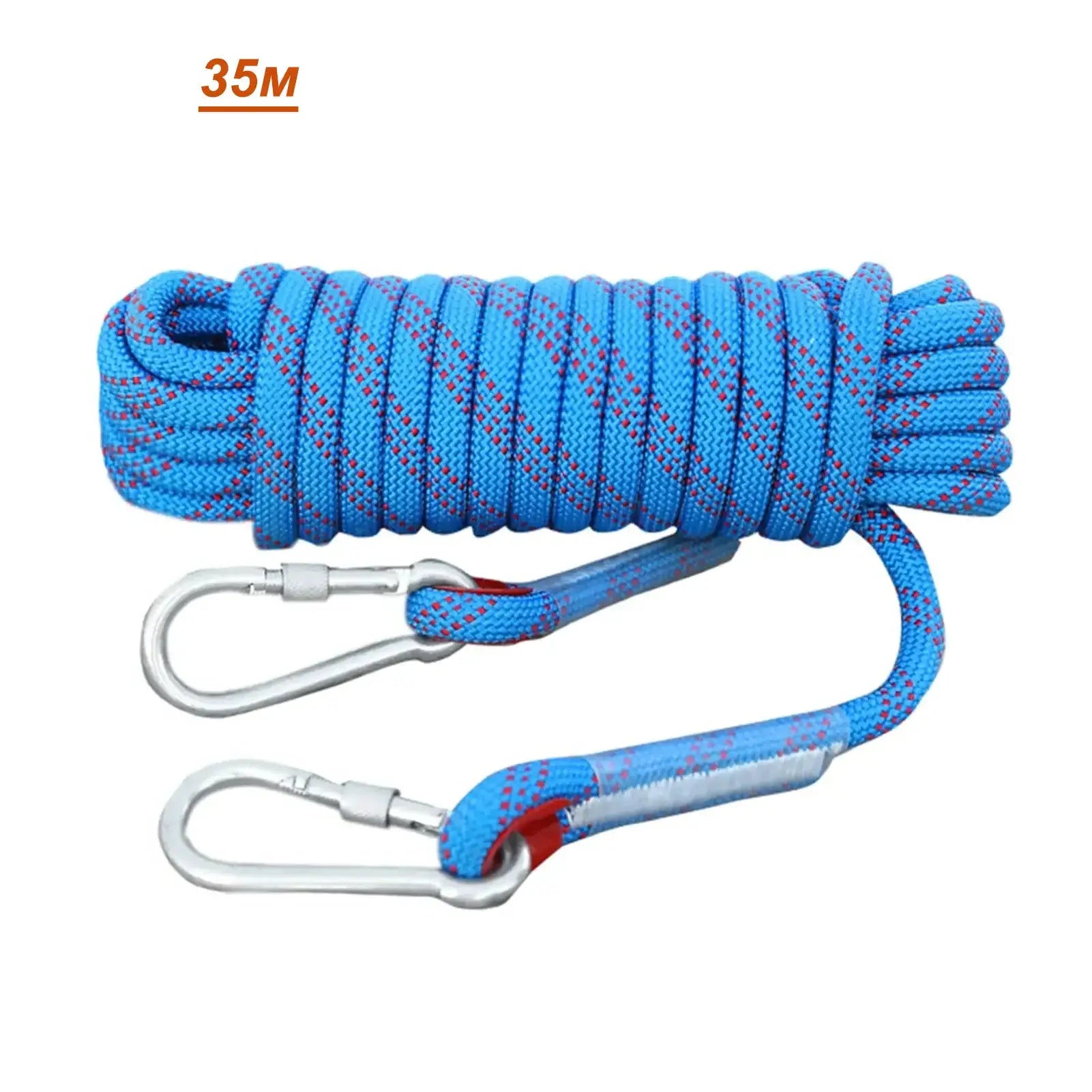 Tomshoo 10mm Outdoor Static Rope 15m 25m 35m For Fire Rescue Safety Escape Climbing Attachments Rugged And Safe