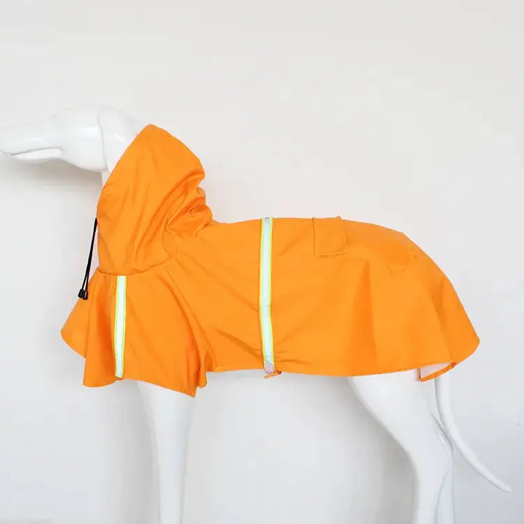 Large Corgi Cloak Style Raincoat Waterproof Windproof Reflective Hooded Dog Raincoat for Weatherproof Protection