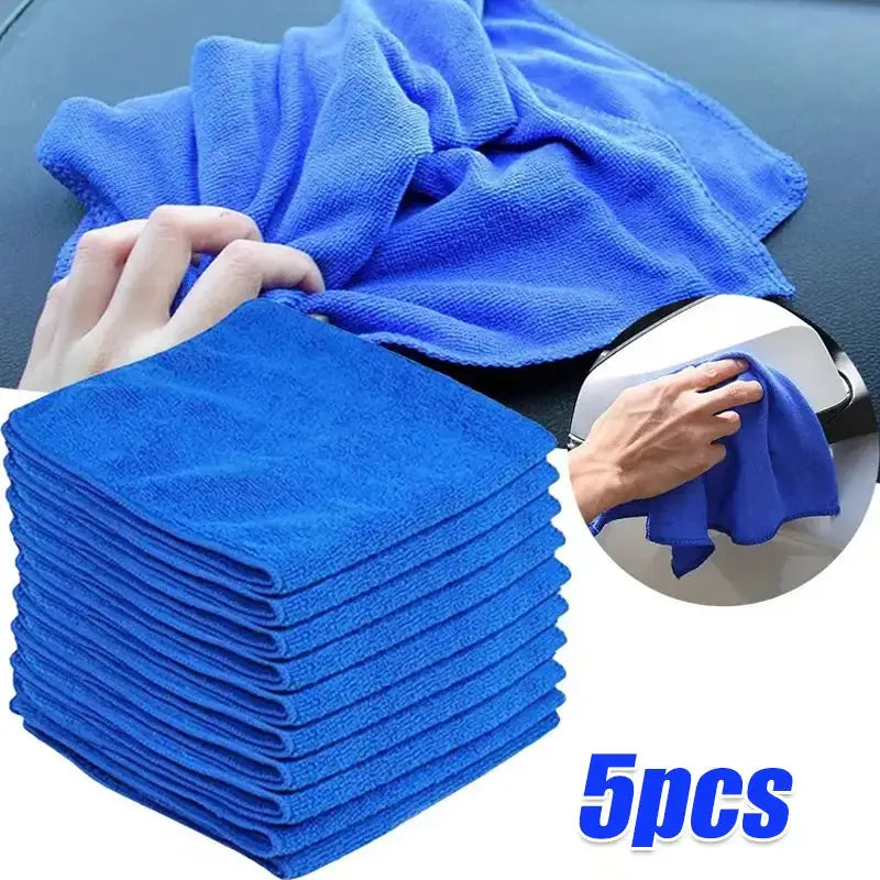 ProDetail Microfiber Towels 10 Pack Ultra Soft Absorbent Cloths For Car Wash Drying And Streak Free Shine