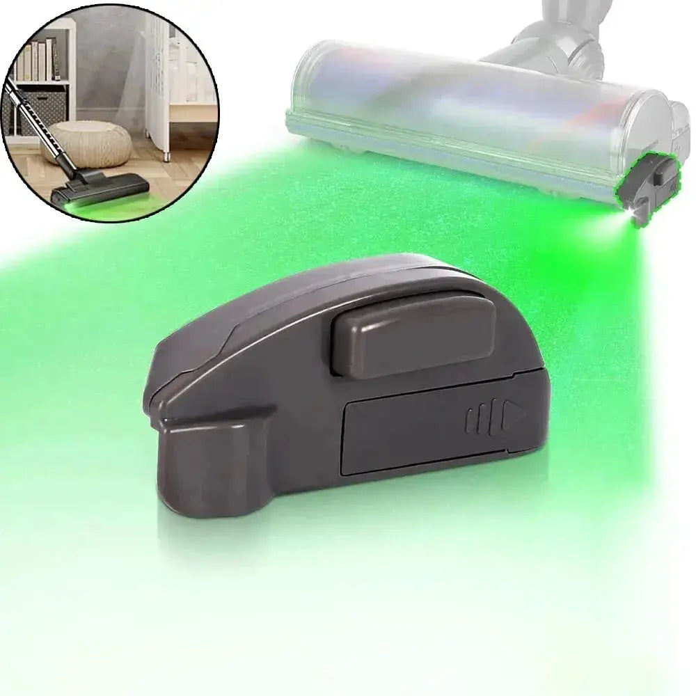 LED Dust Display Lamp For Vacuum Cleaner Attachments Detects Microscopic Dust And Pet Hair No Battery Required