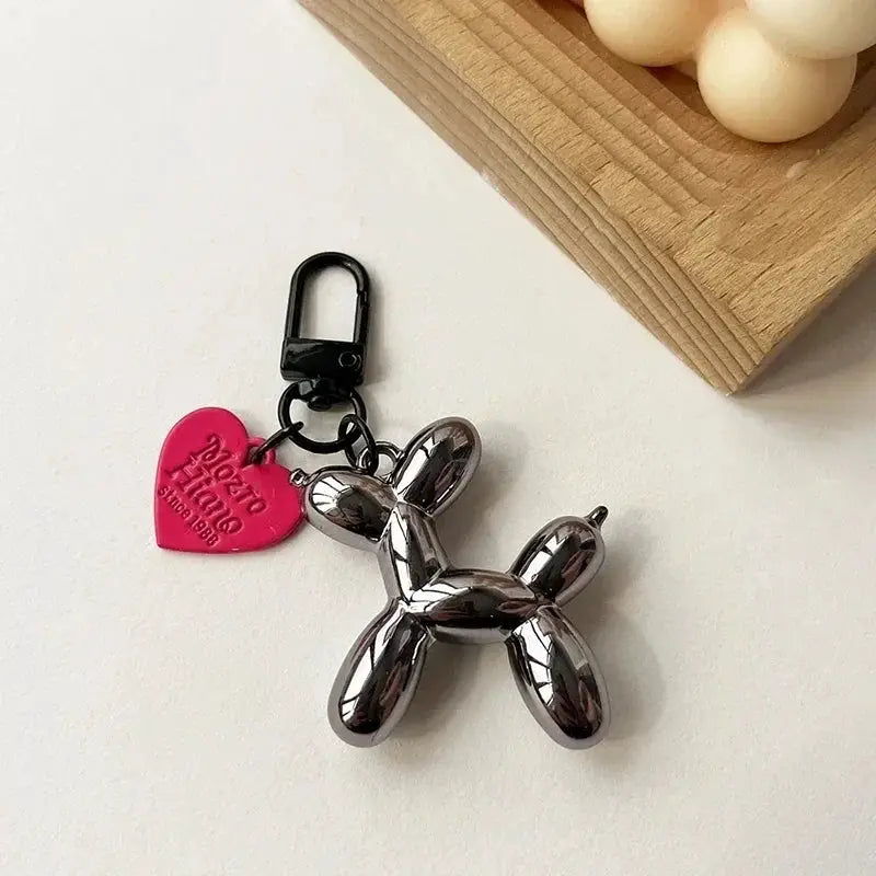 Y2K Balloon Dog Keychain Insta Style Cute Phone Chain Bag Pendant Accessory For Girls New
