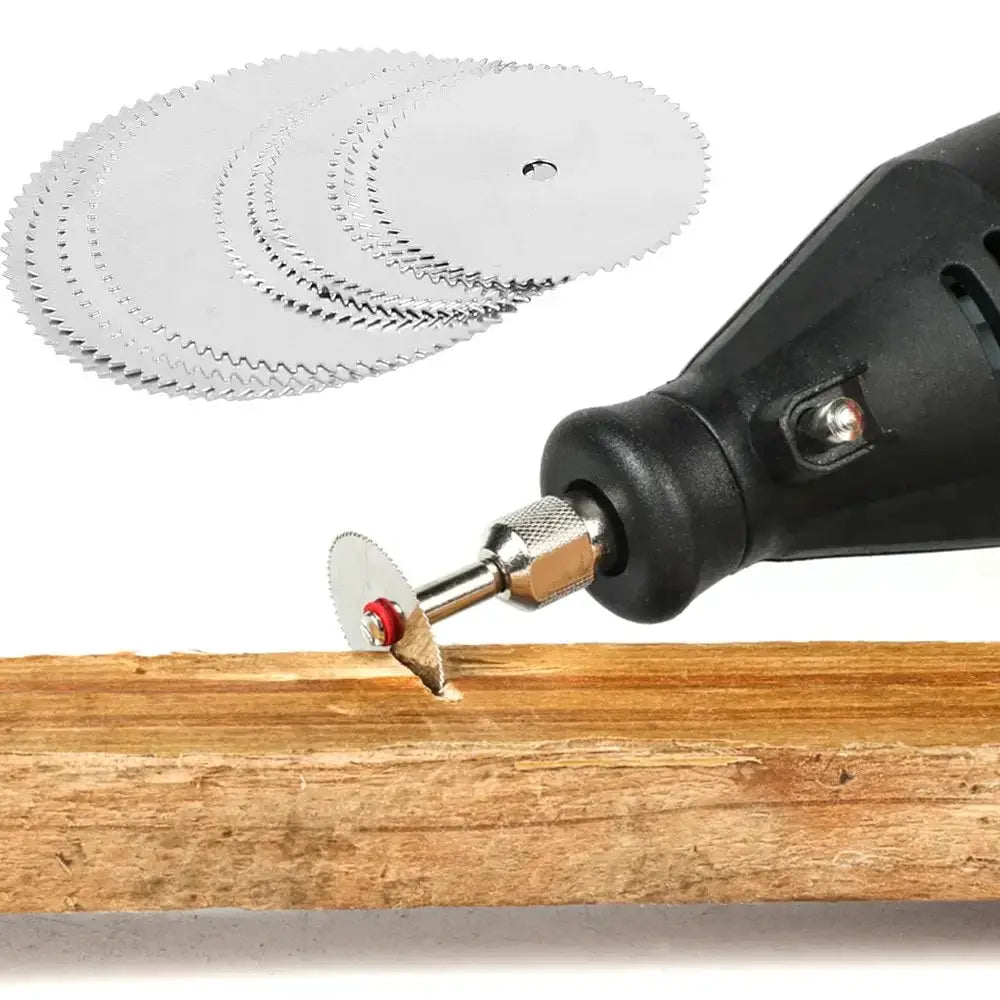 11 Piece Mini Circular Saw Blade Set Stainless Steel Cutting Discs For Wood Metal Plastic Rotary Tool