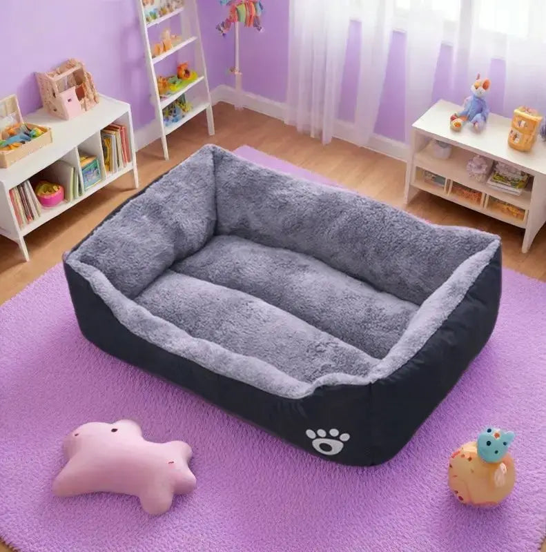 Large Long Plush Pet House Bed Cat Mat For Dogs And Cats Calming Deep Sleep Cushion For Puppy Chihuahua
