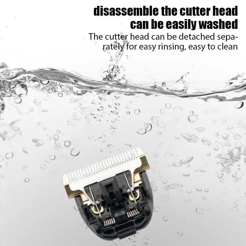 GroomTech Electric Hair Trimmer And Shaver Rechargeable Cordless With Stainless Steel Blade For Precise Home Grooming