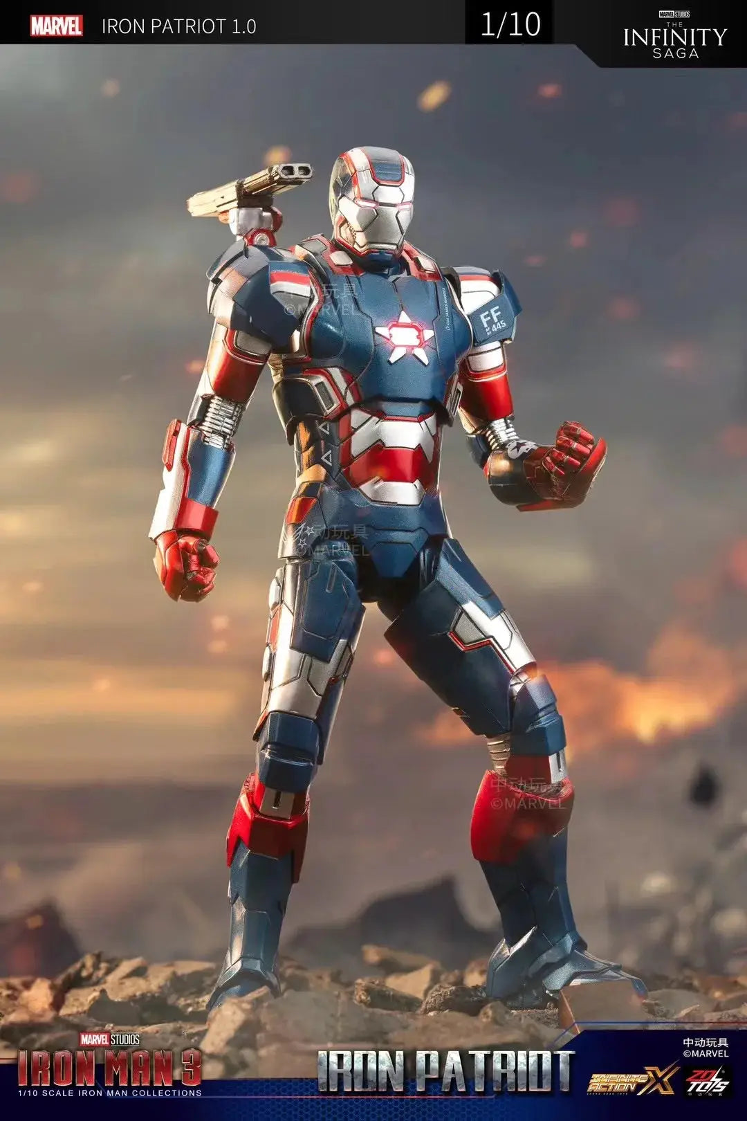 ZDTDS Iron Man Avengers MK37 Hammerhead MK12 MK38 Igor MK9 Iron Patriot War Machine Action Figure Collectible Toy