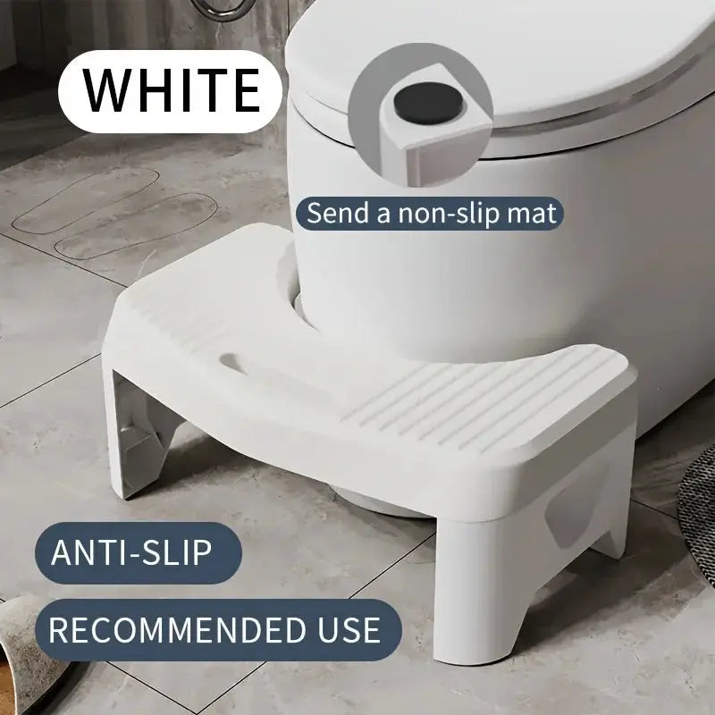 Squatting Aid Toilet Stool for Bathroom with Anti Slip Thickened Design for Adults Kids Pregnant Women