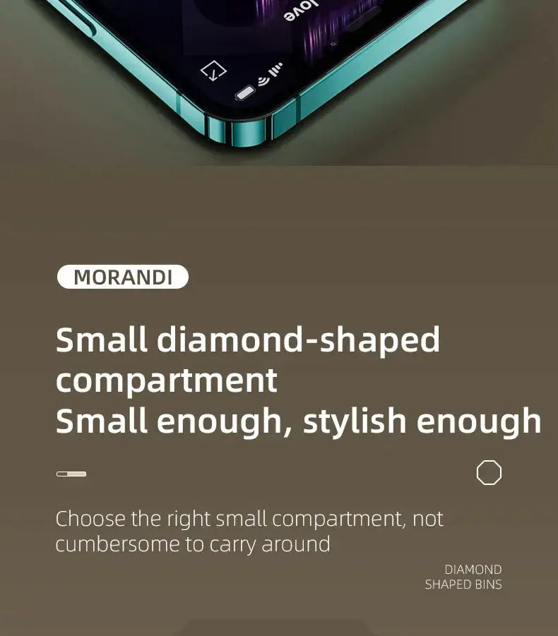 Bluetooth Earbuds by Simples Market on a Morandi brown gradient page with teal smartphone edge