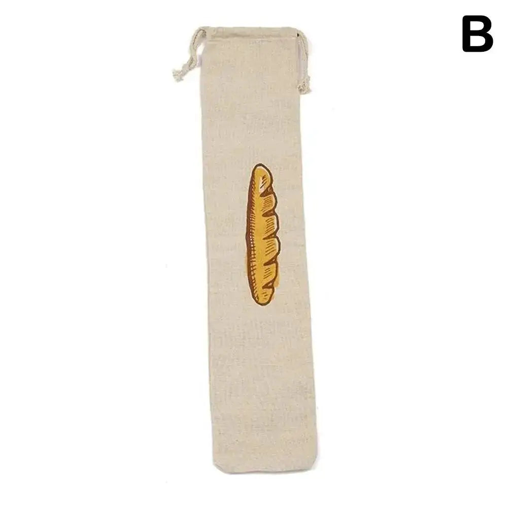 Linen Bread Bags Reusable Drawstring Large Washable Storage for Bread Unbleached Kitchen Organizer