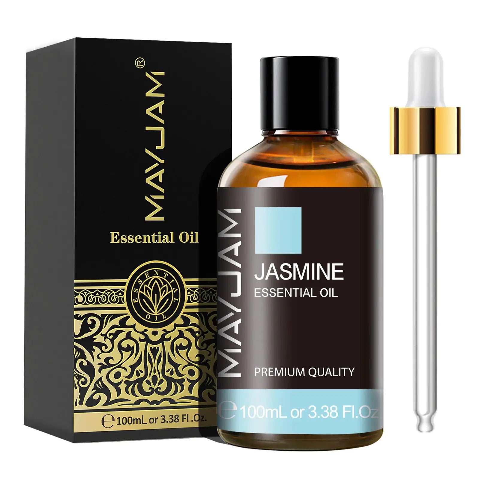 MAYJAM 100ml Pure Plant Essential Oil Mint Bergamot Patchouli Citronella Lemongrass Chamomile Cedarwood For Reed Diffuser