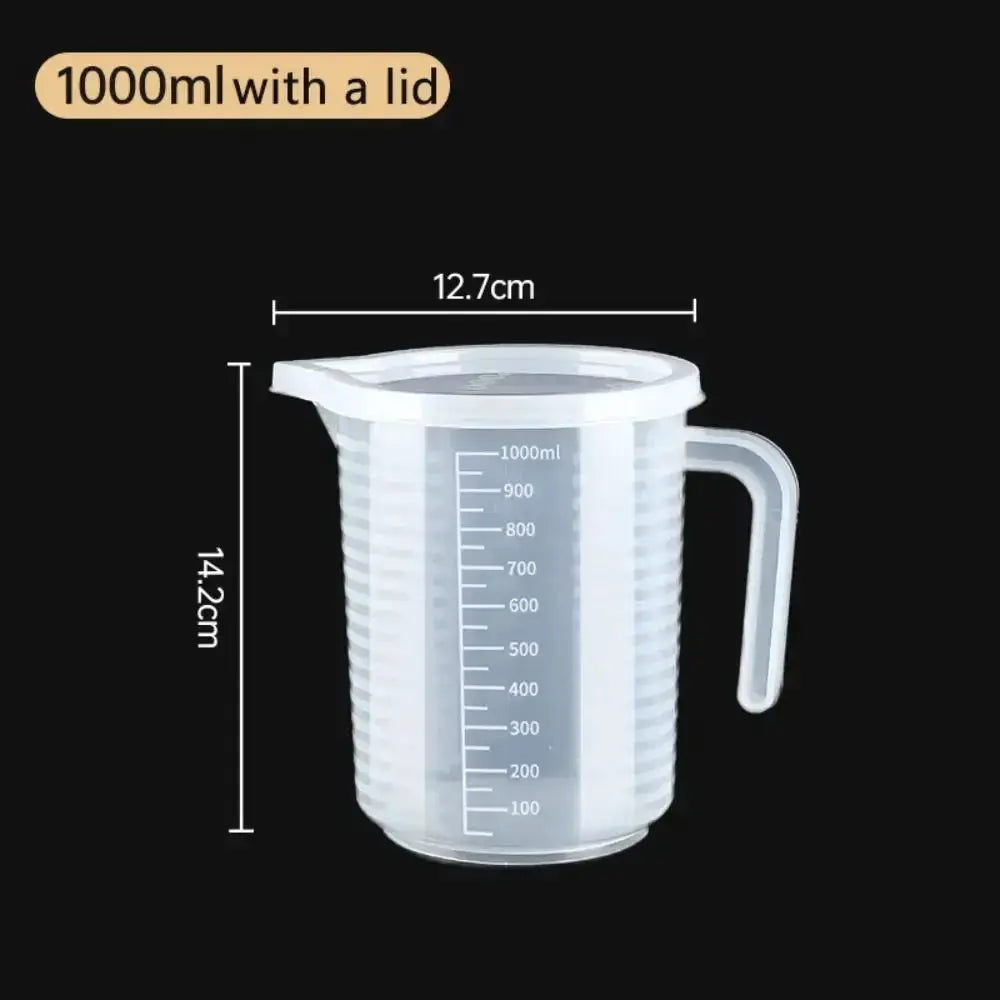 100 To 5000ml Thickened Plastic Measuring Cup With Clear Scale Food Grade Beaker For Kitchen And Lab Use