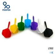 Wedarter Professional Integrated Dart Flights And Shafts 2BA Screw Soft In One LT02 Pack 12 9 6pcs