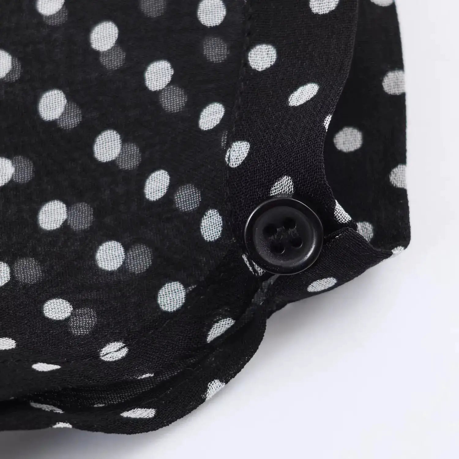 Polka Dot Two Piece Outfits For Women Bow Tie Blouse And Midi Skirt