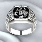 New Simple Retro Personalized Street Style Scorpion Ring Unisex Fashion Creative Trend Jewelry Hip Hop Party Accessory