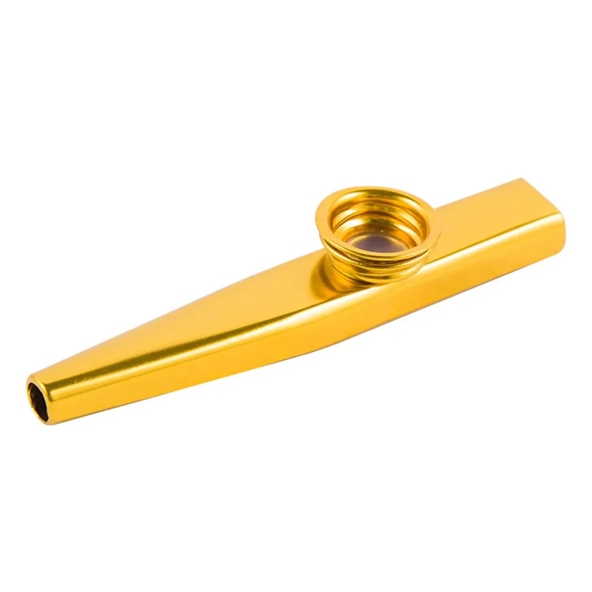 Silver Aluminum Alloy Kazoo With Membrane Diaphragm Easy To Play Musical Instrument Gift Idea
