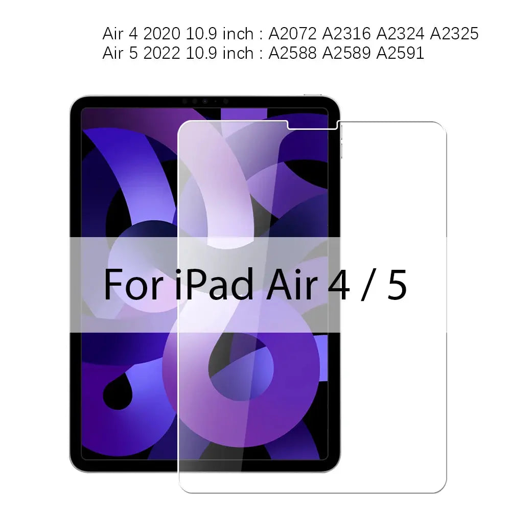 NovaShield Tempered Glass Screen Protector for iPad Pro Air Mini 11 12.9 10.2 Models Ultra Clear and Scratch Resistant