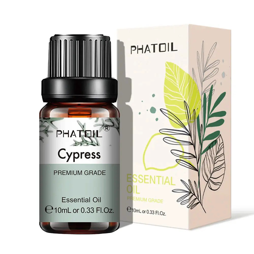 PHATOIL 10ml Natural Plant Essential Oil Eucalyptus Lavender Bergamot Vanilla Peppermint For Diffuser