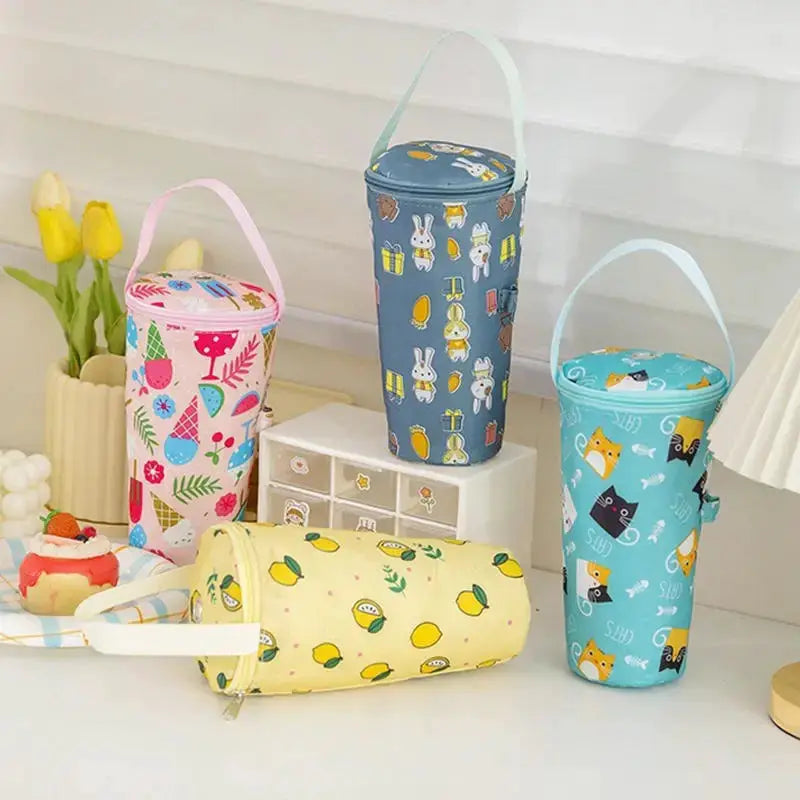 SipSaver Portable Milk Tea Tote Bag Insulated Keeps Drinks Hot On The Go With Durable Oxford Cloth