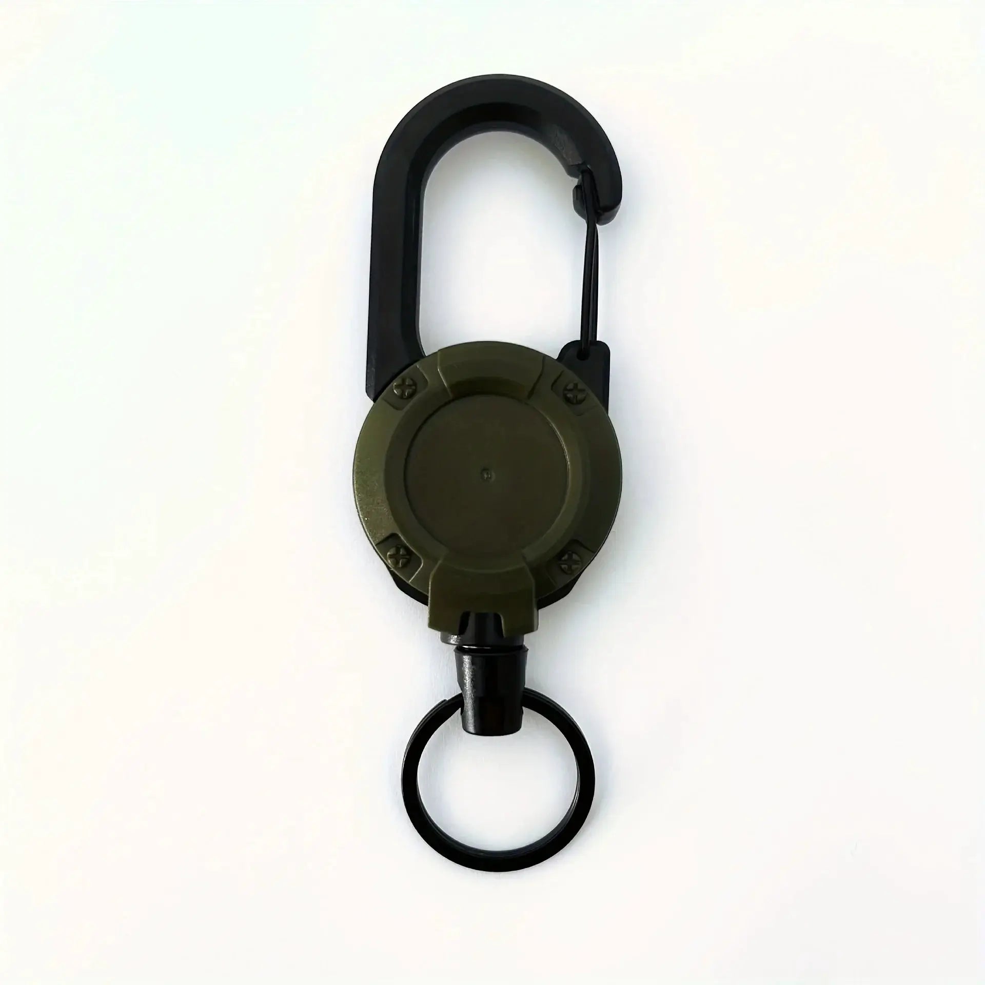 Extendable Retractable Keychain Badge Reels With Carabiner Clip 1 2 4 Pack Heavy Duty For Men Outdoor Bags