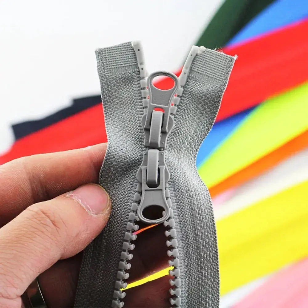 90cm Size 5 Resin Zipper Double Slider Two Way Open End For Jackets Durable High Quality Long Zips