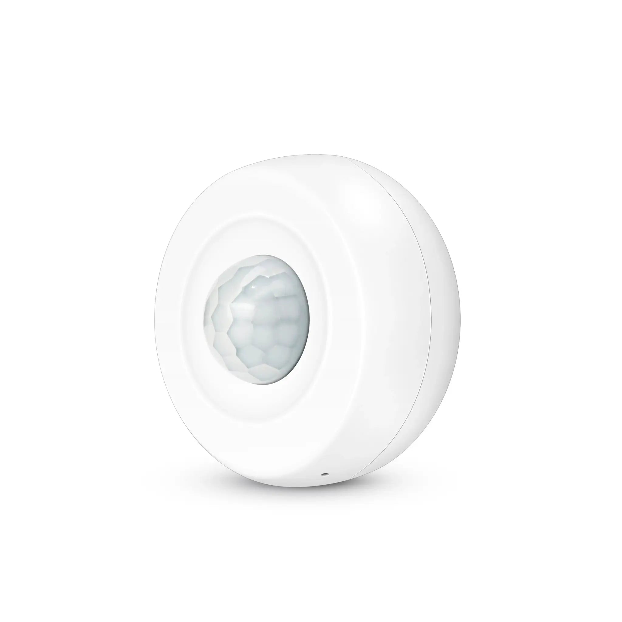 PIR motion sensor by Simples Market, white plastic housing for Tuya WiFi smart security device