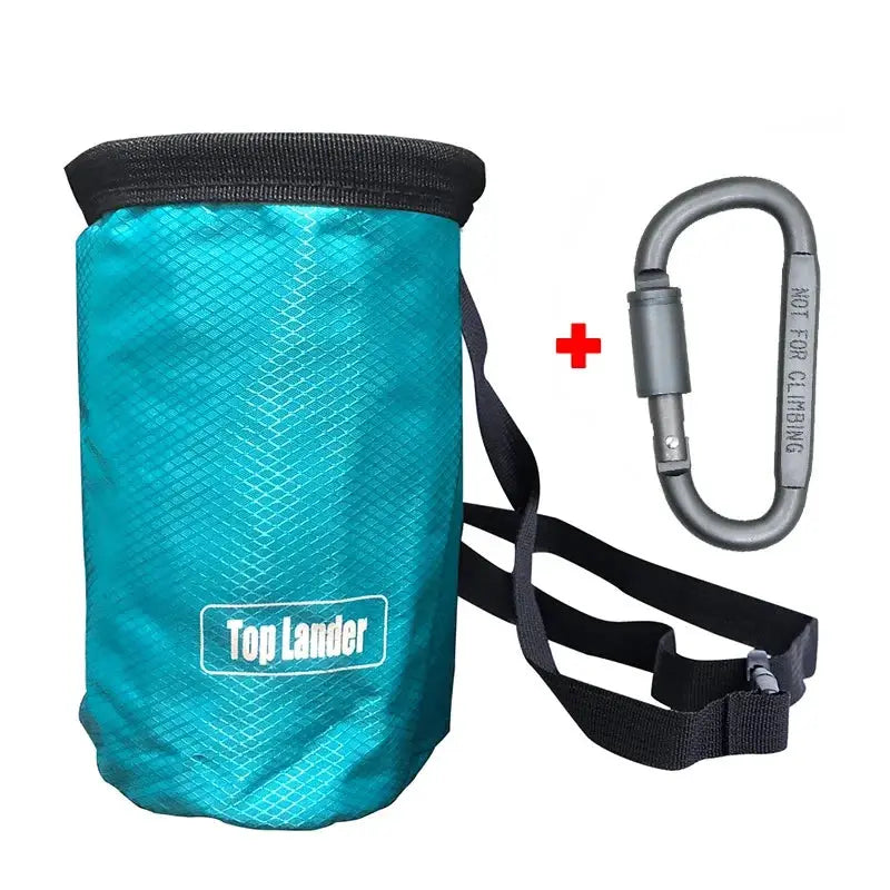 Magnesia Sack Chalk Bag With Waterproof Pocket For Rock Climbing Outdoor Bouldering And Weight Lifting