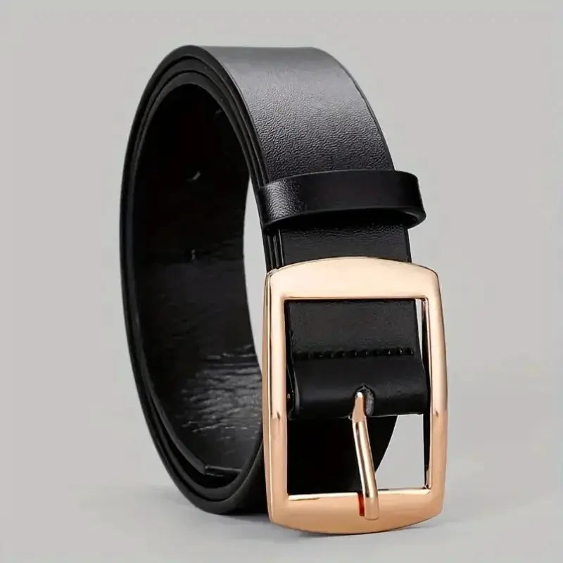 Designer PU Leather Belt Unisex For Men And Women With Metal Pin Buckle Premium High Quality