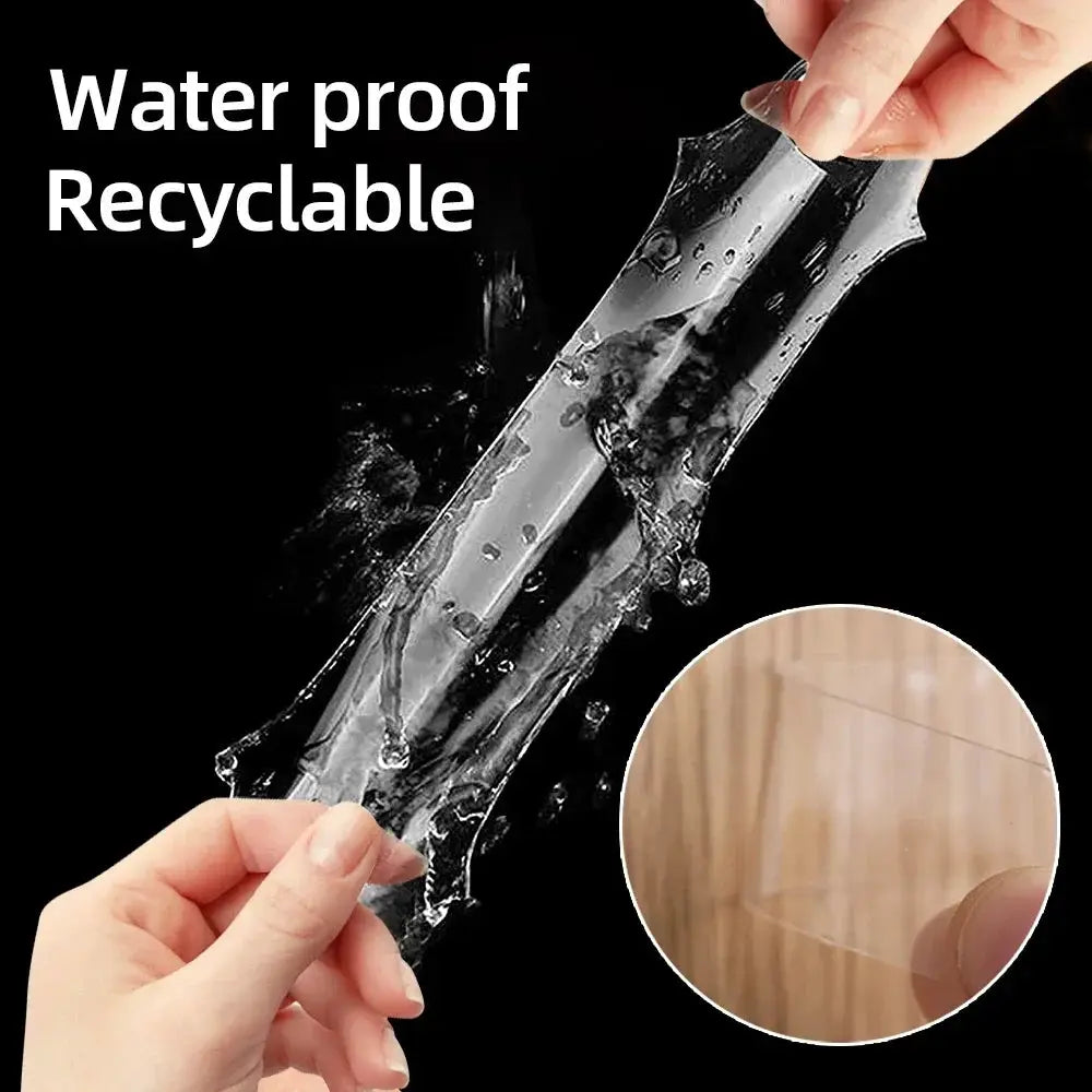 ClearBond Ultra Strong Double Sided Tape Reusable Transparent Waterproof Adhesive For Walls And DIY Projects
