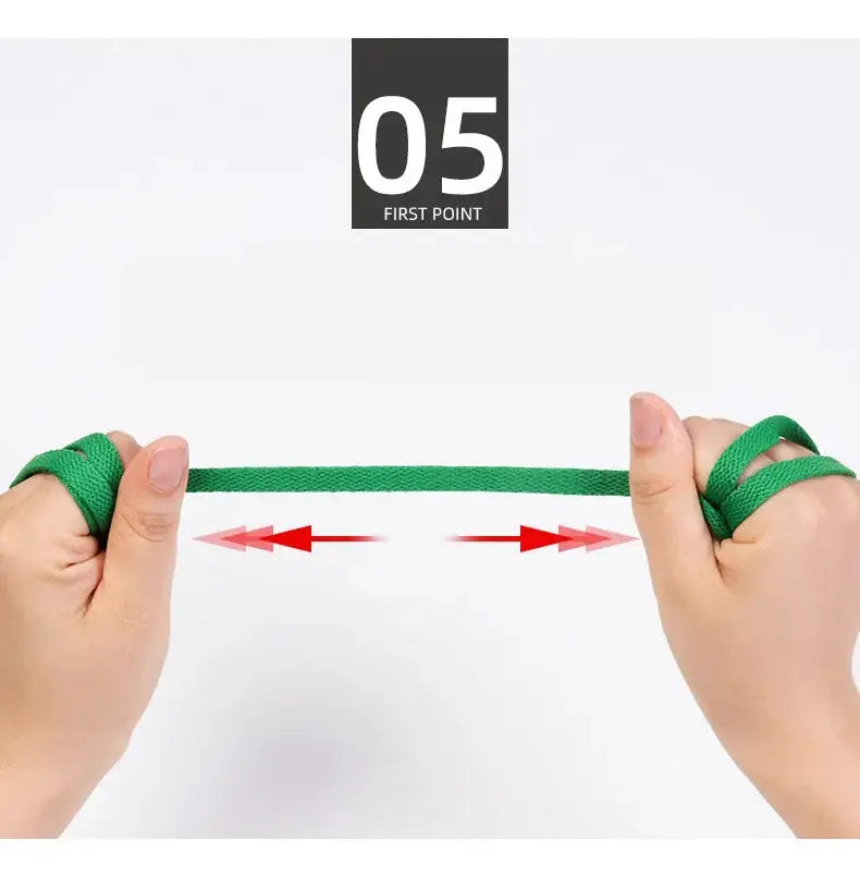 Flat green shoelaces, 1 pair, unisex casual sports laces