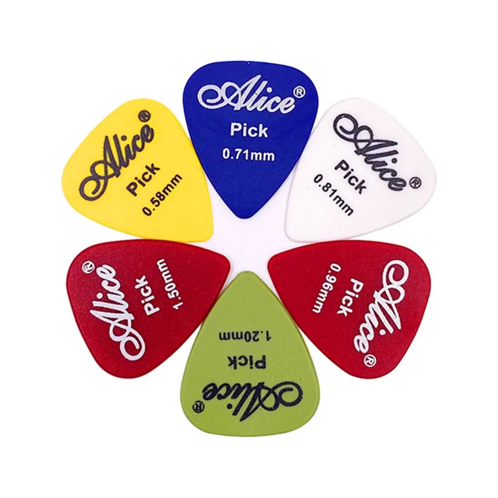 Multicolor 24 Pack ABS Premium Plastic Guitar Picks for Acoustic Electric Guitars Bass and Ukulele