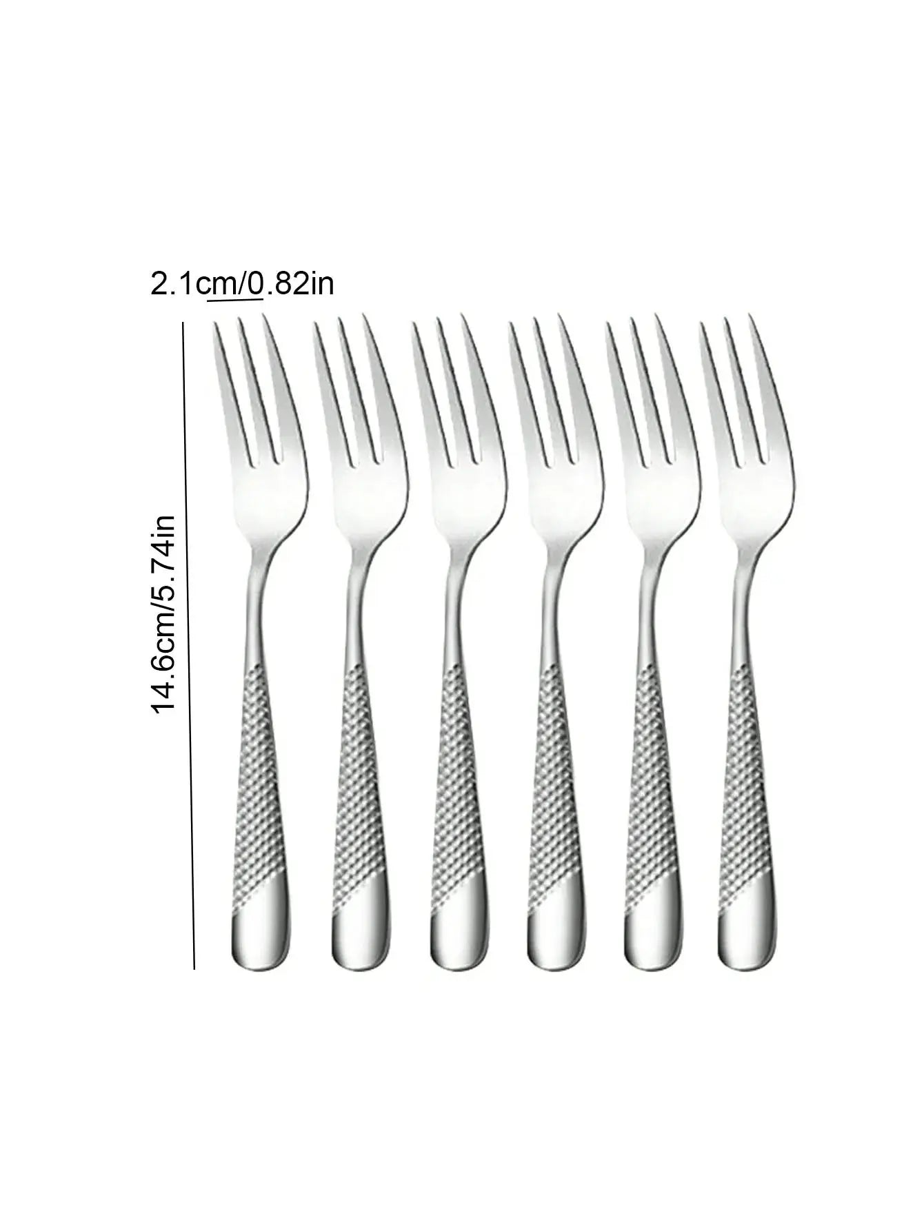 Stainless Steel Silver Star Diamond Tableware Set 6 Or 30 Piece Knife Fork Spoon Dessert Fork