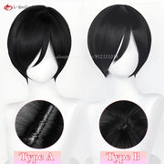 Ada Wong cosplay wig by Simples Market, Type A & Type B, black 32cm, heat-resistant synthetic hair