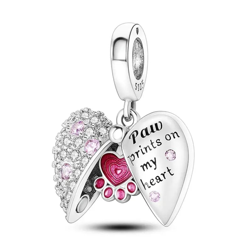 Original 925 Silver Charms Beads For Pendant Charm Bracelet Dangle For Women DIY Fine Jewelry Making Hot Sale