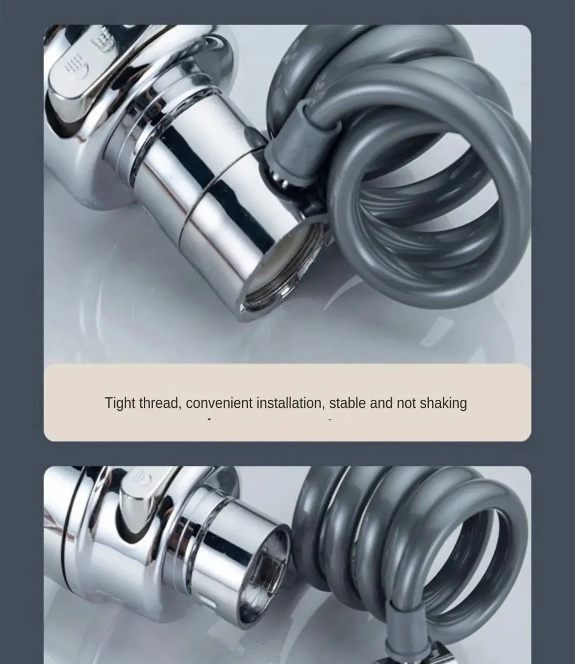 New 3-Mode Sink Faucet by Simples Market with 360° rotation and flexible grey hose