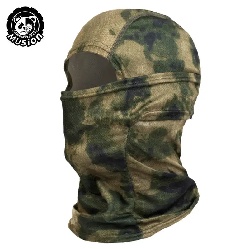 VeloGuard Motorcycle Balaclava Full Face Mask With Breathable Mesh For UV Sun Protection While Cycling