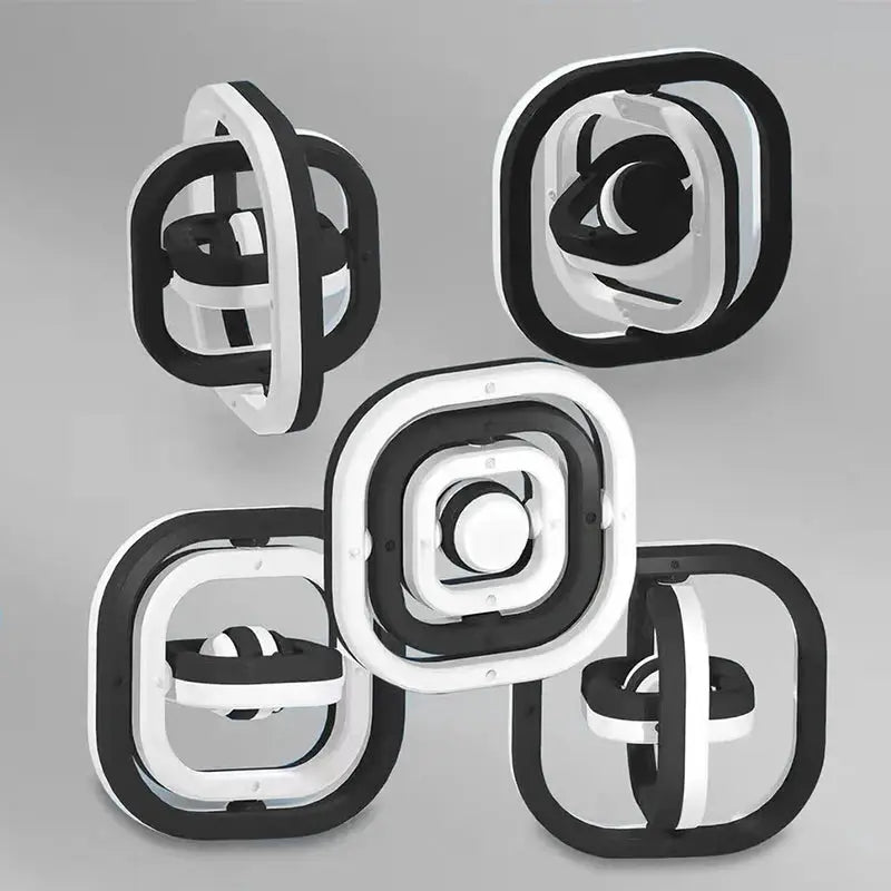 New Fidget Toys 3D Flip Finger Spinner Fingertip Gyro Autism Stress Relief ADHD Children Adults Sensory Gifts