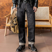 Simples Market Red Tornado American jeans, dark 12oz loose straight selvedge denim (634 version)