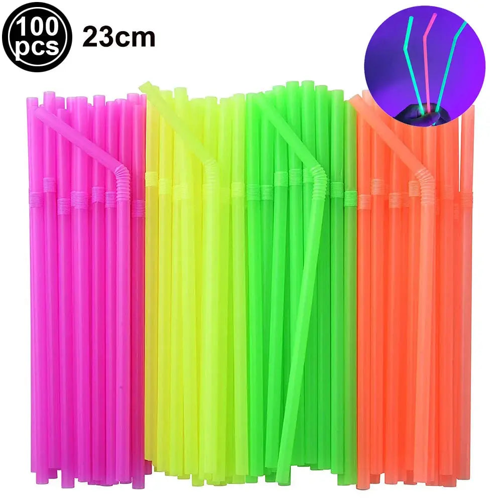 Neon UV Glow Party Hats Blacklight Fluorescent Hats For Adults And Kids Multi Pack 6 12 24 30 Pieces