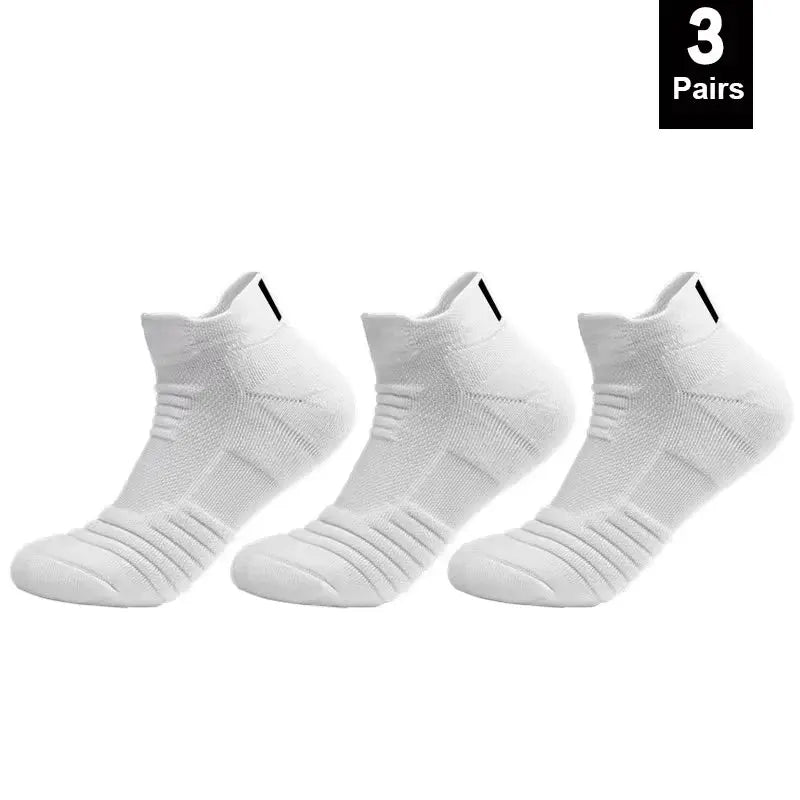 Anti Slip Football Socks For Men Cotton Breathable Odor Control Short Tube Crew Socks Size 39 45 Soccer And Basketball