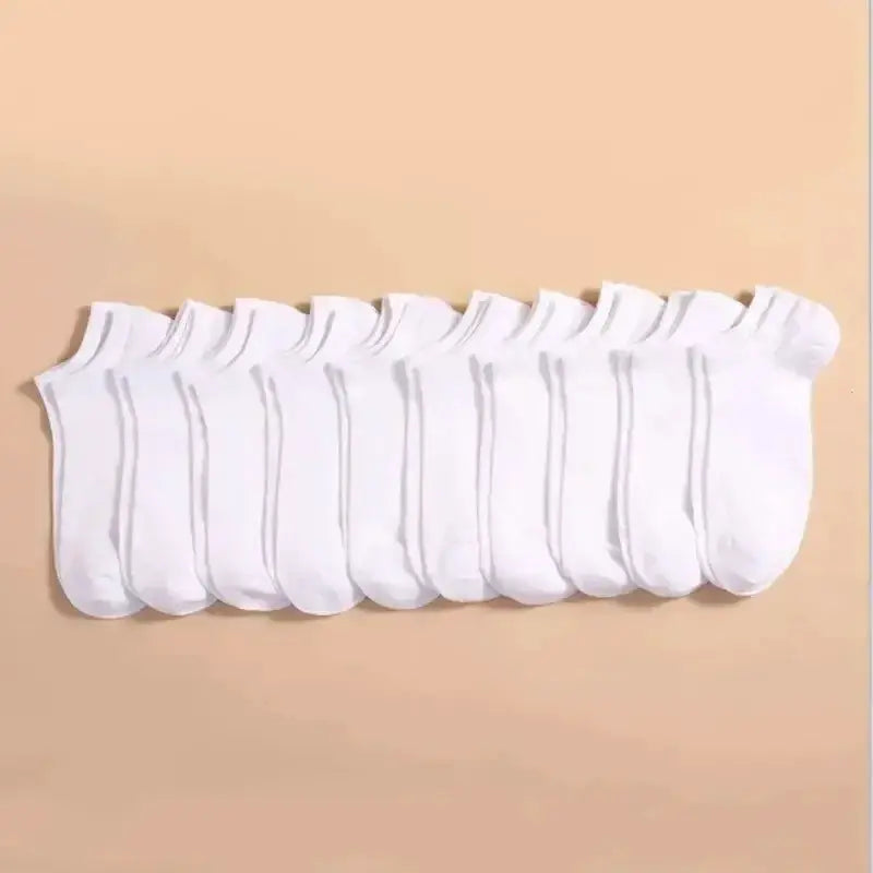 Unisex Casual Boat Socks Low Cut Ankle Socks Thin Breathable Anti Odor Sweat Absorbing Comfortable Everyday Wear